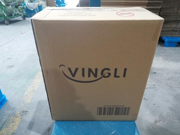 VINGLI مرحاض محمول من VINGLI | كرسي داخلي/خارجي مع دلو داخلي قابل للفصل وحامل ورق قابل للإزالة، خفيف الوزن ومضغوط للتخييم والقوارب والشاحنات الصغيرة والاستخدامات الطارئة (أبيض) - Image 4