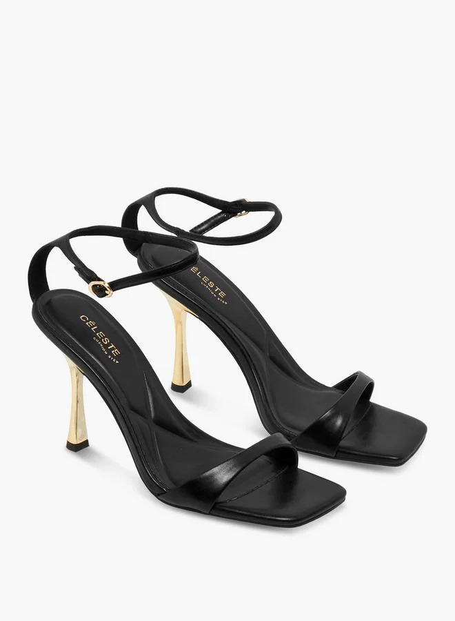 Celeste Women Stiletto Heel Ankle Strap Sandals Ramadan Collections