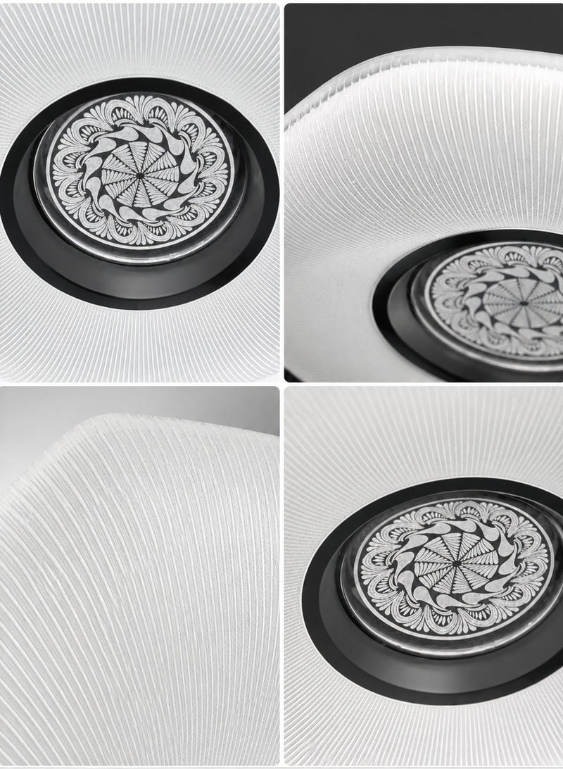 مودي مصباح سقف LED مودرن 50 سم 80 واط – مصباح دائري فاخر بإضاءة قوية وتصميم عصري للصالات وغرف النوم والمجالس - Image 3