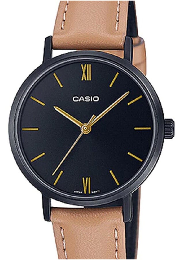 CASIO Leather Analog Wrist Watch LTP-VT02BL-1AUDF  - Image 3