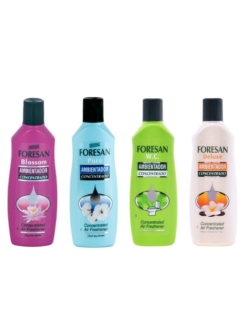 Concentrated air freshener, 4 packs * 125 ml