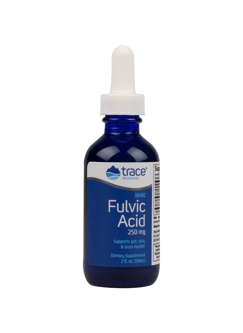 Trace Minerals Trace Minerals Research IOFA01 - Liquid Ionic Fulvic Acid with Concentrace Supplement, 0.3 lb  - Image 1