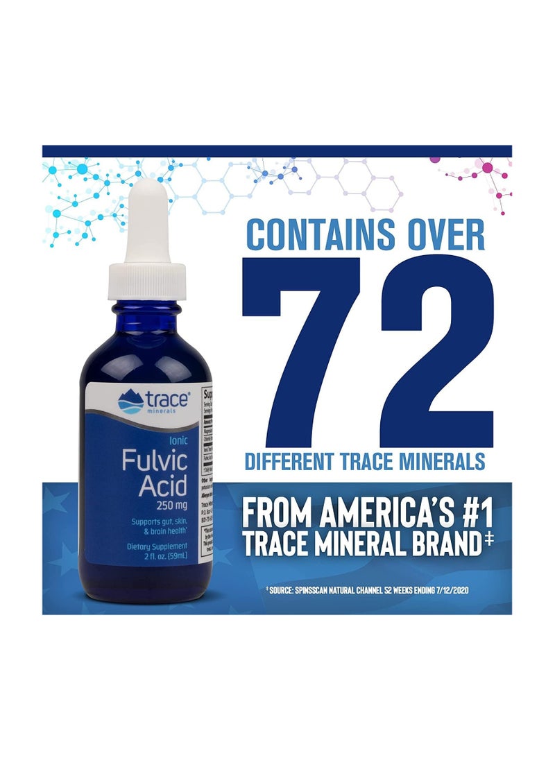 Trace Minerals Trace Minerals Research IOFA01 - Liquid Ionic Fulvic Acid with Concentrace Supplement, 0.3 lb  - Image 2