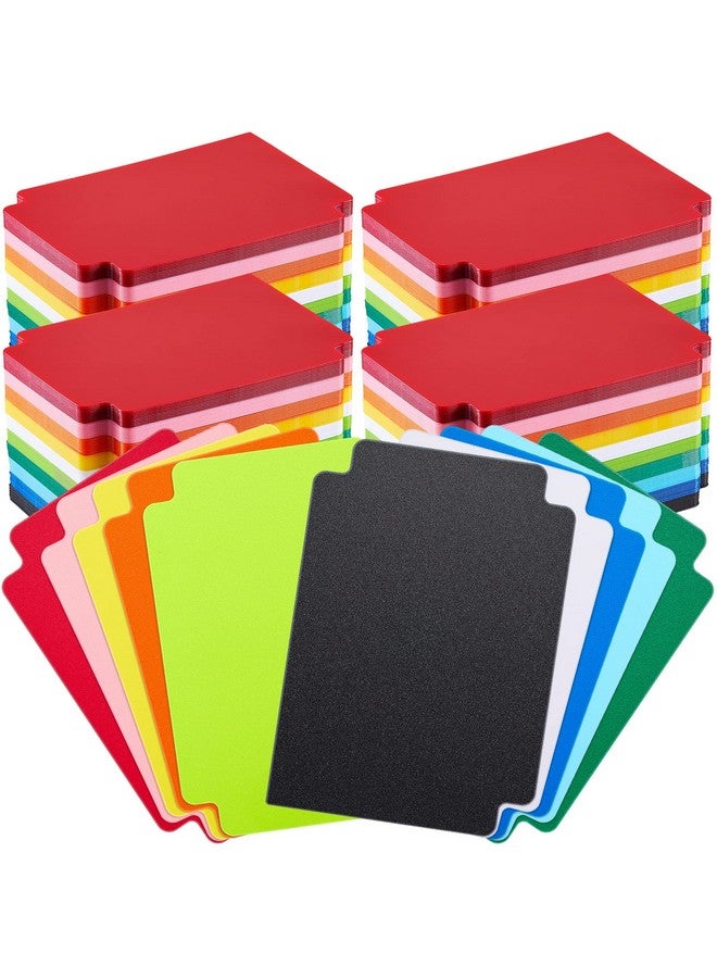 Lewtemi Lewtemi 450 Pcs Trading Card Dividers Page Dividers with Tabs Plastic Playing Sports MTG Card Separators with Side Labels for Games Sports(Cute Color)  - Image 1