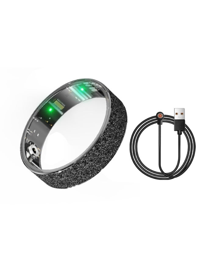 Smart Health Tracking Ring with Heart Rate Blood Oxygen Sleep Monitor 50M Waterproof - Image 1