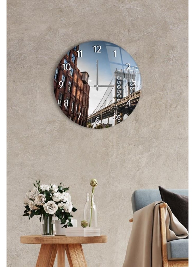 Wall Clock - Glass - Flows Quietly - Manhattan Diameter 27 - pzsku/Z51F85E2607C5418598AEZ/45/_/1729233399/44d588cd-1e03-421e-9201-95a4feb7dfae