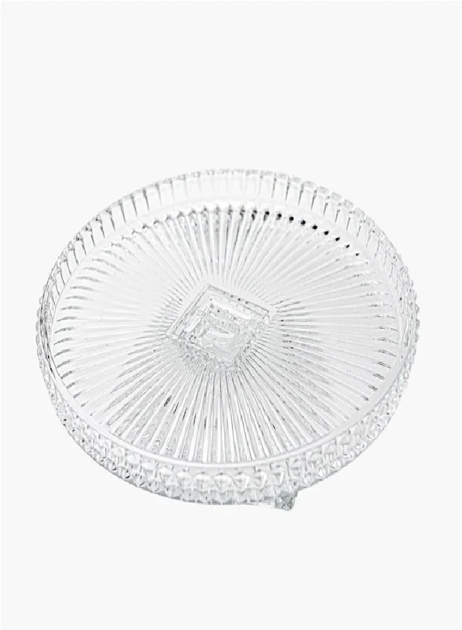 Villeroy & Boch Spiral Crystal Round Plate Footed 30cm