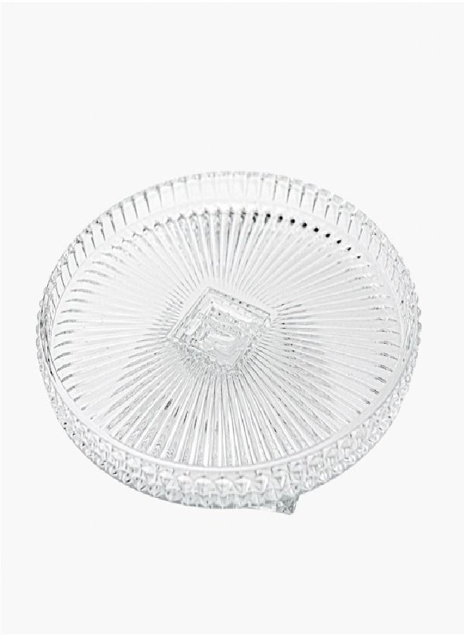 Villeroy & Boch - Spiral Crystal Round Plate Footed 30cm - Image 1