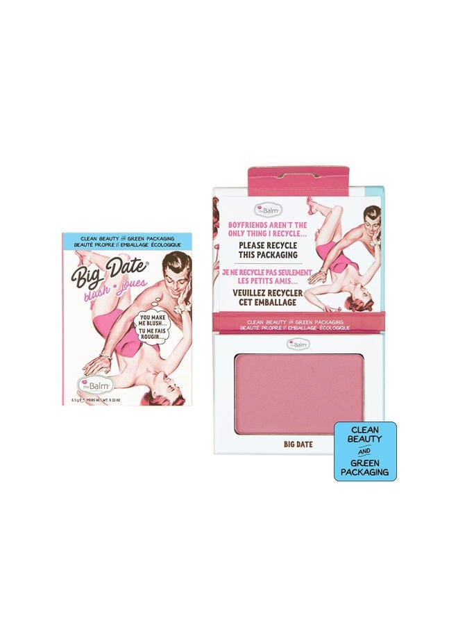 theBalm Clean and Green Powder Blush - Big Date - Image 1