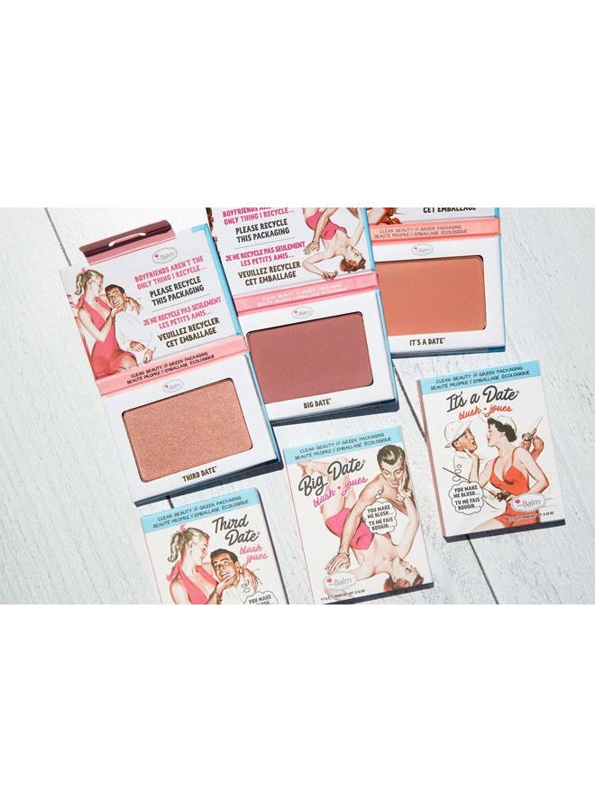 theBalm Clean and Green Powder Blush - Big Date - Image 5