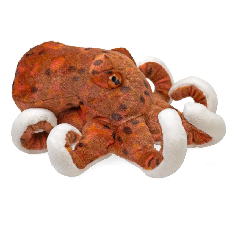 Wild Republic Octopus Plush Stuffed Animal Plush Toy Gifts for Kids Cuddlekins 8 Inches - Image 2