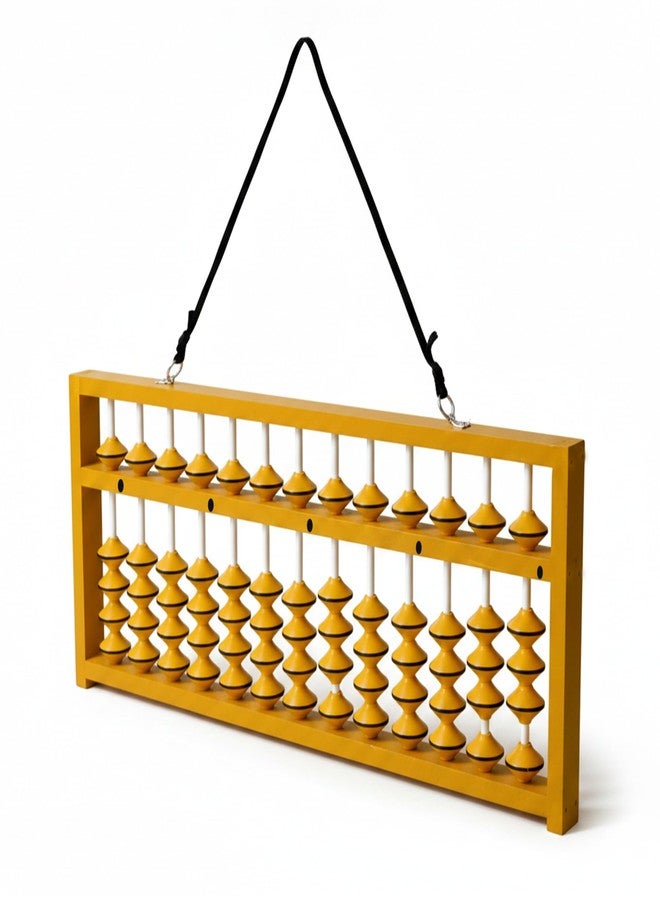 Djuize 13 Rod Master Abacus Yellow Beads-Abacus Kit for Teachers|Math Learning|Counting & Early Education - Classroom|Homeschool Tool for Kids - Image 3