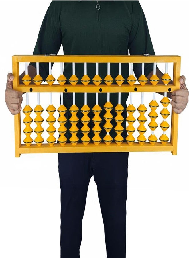 Djuize 13 Rod Master Abacus Yellow Beads-Abacus Kit for Teachers|Math Learning|Counting & Early Education - Classroom|Homeschool Tool for Kids - Image 4