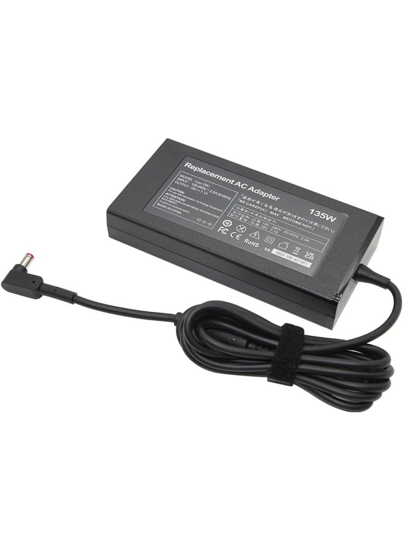 Zexen 135W Charger for Acer, 19V 7.1A, 5.5x1.7mm Tip for Acer Nitro 5 N18C3 AN515-51 AN515-41 AN515-43 AN517-51 N18C4 ADP-135K ADP-135KB Laptop Adapter Power Supply Cord - Image 3