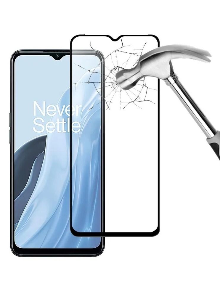 CATANES OnePlus Nord N20 SE Screen Protector Tempered Glass 9H Anti-Scratch Shatterproof HD Edge to Edge Full Coverage Film 6.56 inch - Image 2