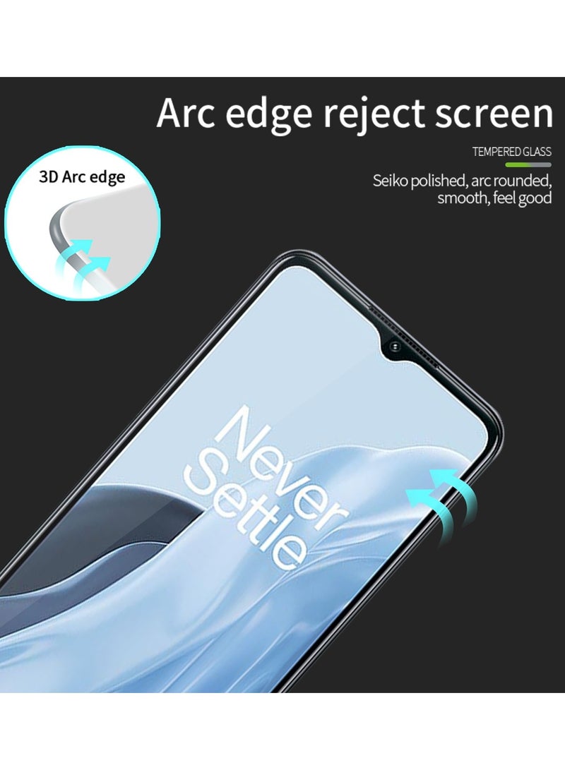 CATANES OnePlus Nord N20 SE Screen Protector Tempered Glass 9H Anti-Scratch Shatterproof HD Edge to Edge Full Coverage Film 6.56 inch - Image 4