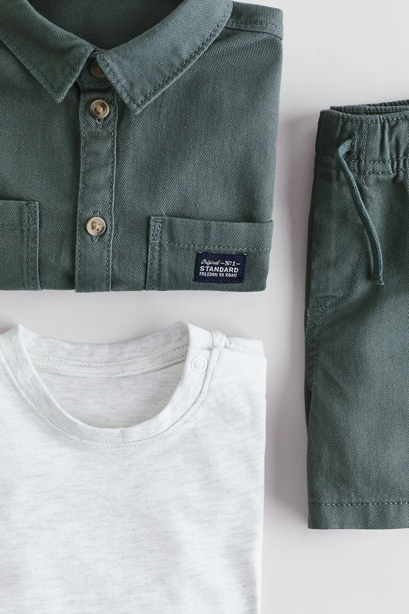 H&M 3-piece cotton set
