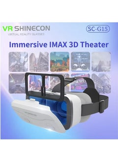 VR Box VR Glasses 3D Virtual Reality Head Wearing Gaming Digital Glasses for 4.5-7 inch Smartphones  - Image 2