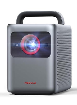 Anker NEBULA Cosmos 4K SE Laser+LED Dolby Vision Projector, 4K projector with 1800 ANSI Lumens High Brightness, 200" Huge Screen, Enhanced Image Quality, Google TV, Portable Projector with Handle D2342211 Black