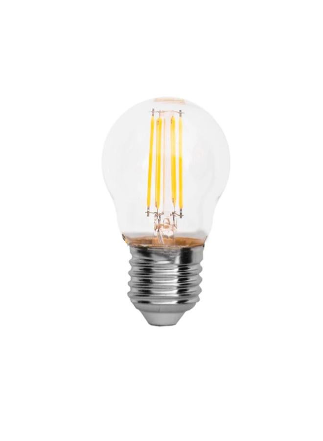 Elios Mini Globe Bulb With Valent Ballast, 4.5 Watt, Yellow