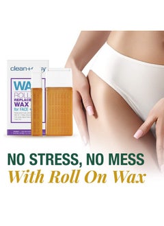 Clean + Easy مجموعة استبدال خراطيش الشمع رولون من Lean + Easy للوجه والجسم  - Image 4