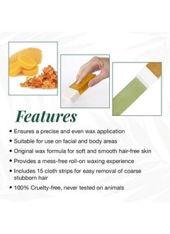 Clean + Easy مجموعة استبدال خراطيش الشمع رولون من Lean + Easy للوجه والجسم  - Image 3