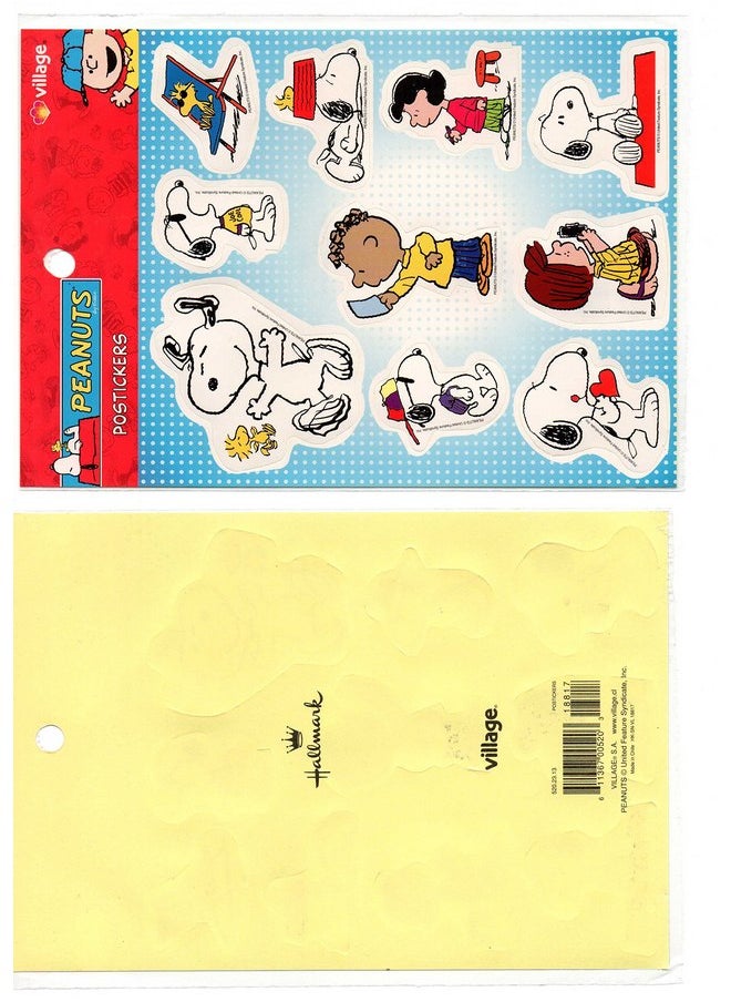 SNOOPY Stickers Decal Peanuts Charlie Brown 2 Pieces 1 of Each - pzsku/Z51F902339A3746EB49AAZ/45/_/1737031676/0af3cc0a-674a-4704-8d1f-724428d8f0f3