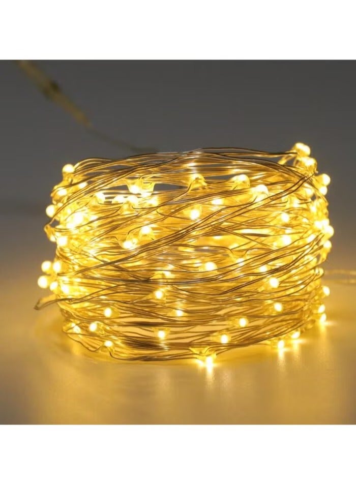 AA Battery Powered LED flash String Lights 10M warm Fairy Garland Lighting for indoor Party Wedding garden Christmas Holiday Pack of 2 - Image 3