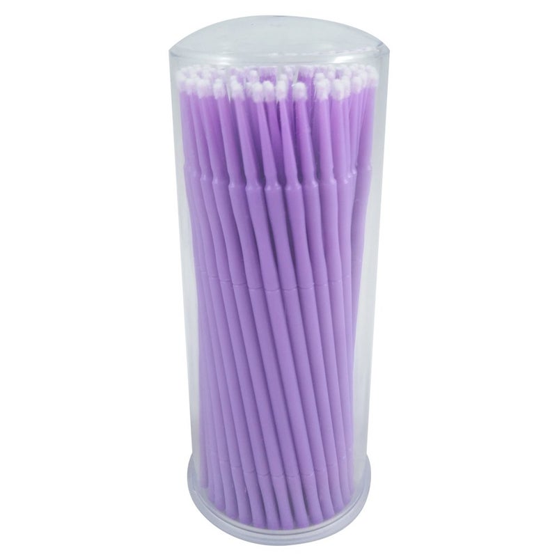 ATLIN Touch Up Paint Brushes 100 Pack of 15mm Disposable Micro Applicators for Automotive Paint Chip Repair