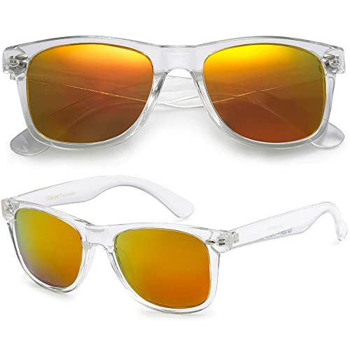 PolarSpex Polarized Sunglasses for Men and Women – UV Protection, Durable & Lightweight Retro Sunglasses for Driving, Fishing - Image 1