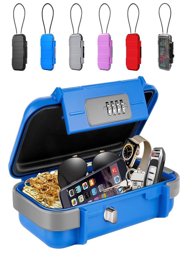 BKNOOU Portable Safe with Removable Chain, Anti-Theft Beach Safe Box, Waterproof Combination Lock Box for Travel, Dorm, Beach, Hotel, Car, Home, Office - Image 1