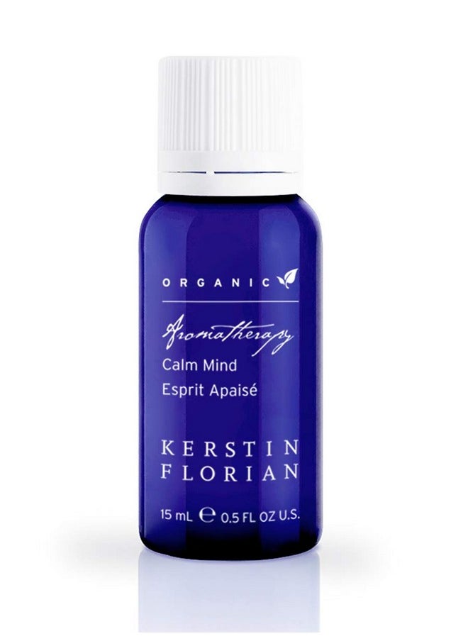Kerstin Florian - Organic Calm Mind Aromatherapy Oil With Lavender Peppermint And Cajeput (.5 Fl Oz) - Image 1
