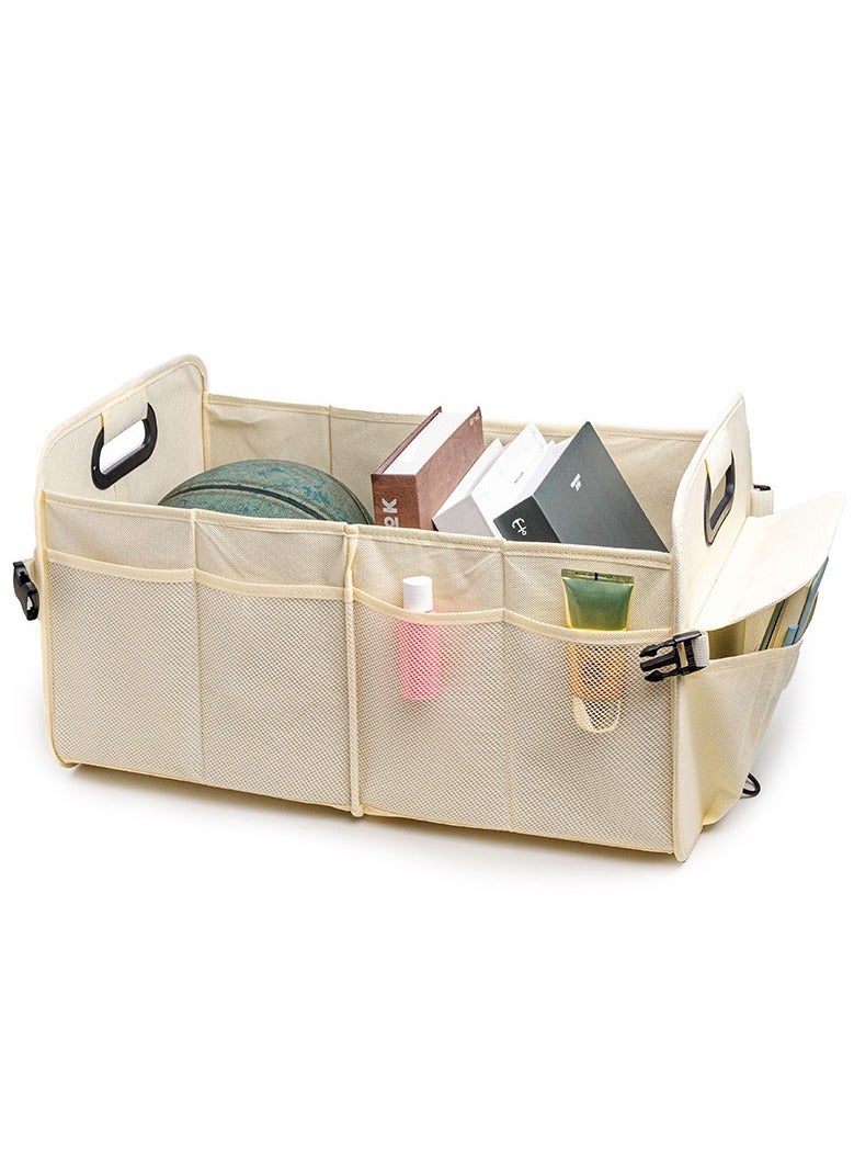 general Car trunk storage rack and storage box, foldable with multiple compartments for car organization - Image 2