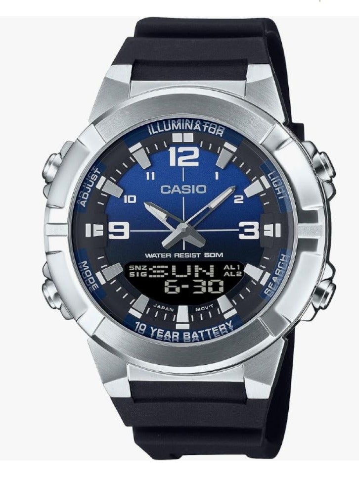 Casio Men's Watch with a Modern Design, Model AMW-870A-2AVDF