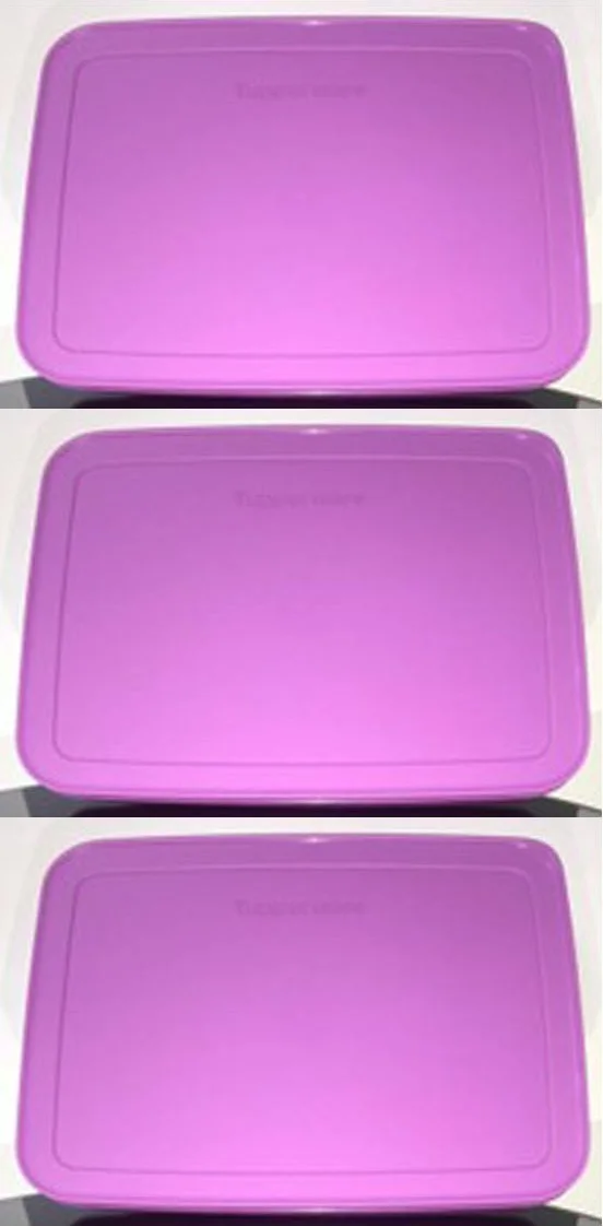 توبروير Alaska 2.25 Lt Lilac Refrigerator Storage Container Set of 3