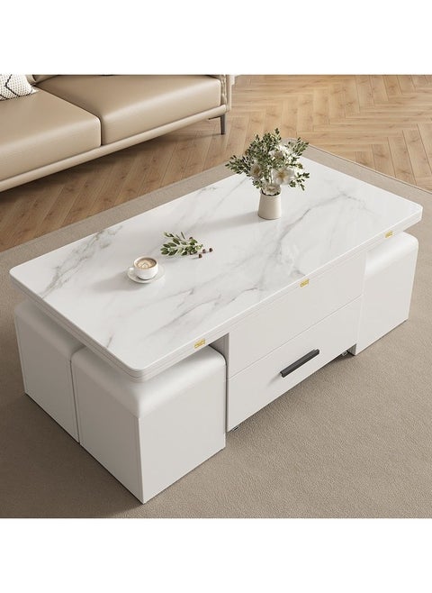 Multifunctional Adjustable Height Modern Dining Table Set Coffee Table Set