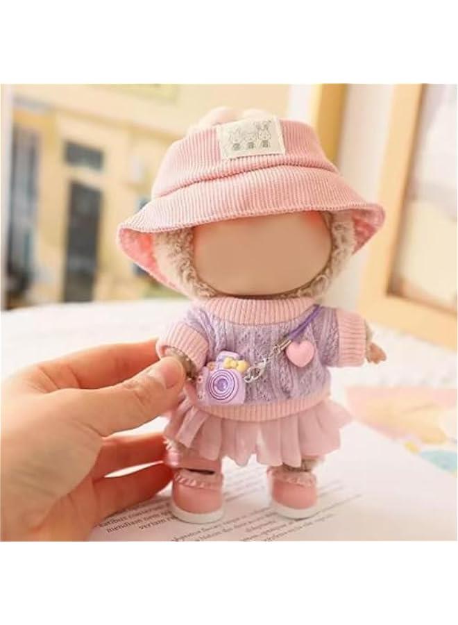 Arabest 2025 New Clothes for Labubu Outfit, Exquisite Accessories for Labubu,Cute Clothes Set for 17 cm Labubu Accessories (#P) - Image 3
