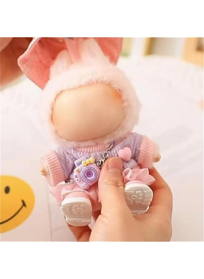 Arabest 2025 New Clothes for Labubu Outfit, Exquisite Accessories for Labubu,Cute Clothes Set for 17 cm Labubu Accessories (#P) - Image 4