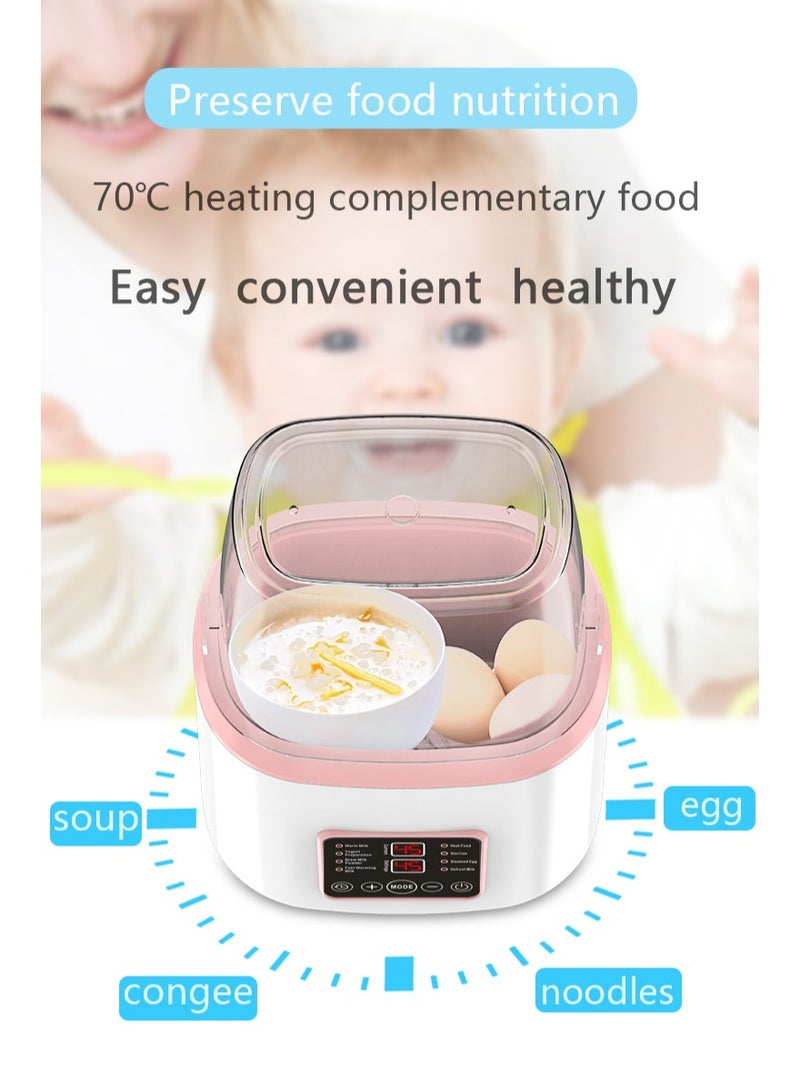 Joyelink Baby Bottle Heater with LCD Touch Screen and Remote Control, 24-Hour Constant Temperature, Automatic Shutdown, Fast Heating of Milk, Steam Sterilization, Suitable for Heating and Thawing Baby Food - Image 3