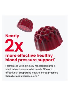 Humann humanN SuperBeets Heart Gummies - Heart-Healthy Energy, Grape Seed Extract & Beet Root Powder - Sugar Free - Pomegranate Berry Flavor, 60 Count  - Image 4