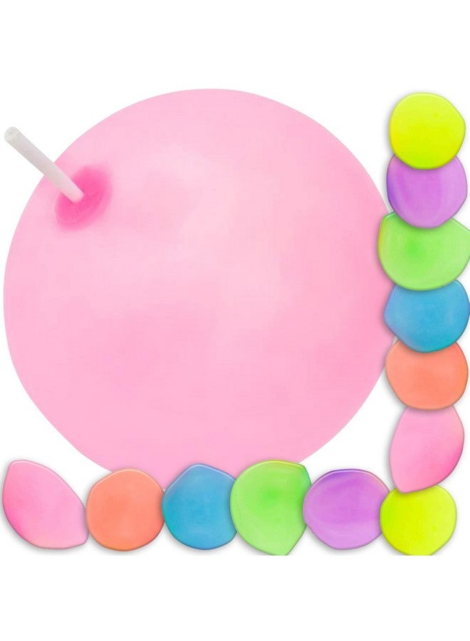 ArtCreativity Jelly Balloon Ball Set - 12 Piece - Fun Balloon Balls That Bounce and Stretch - Punch Balloons - Inflation Nozzles Included - Party Favor for Kids, Gift Idea for Boys, Girls - 6 Colors - Image 1
