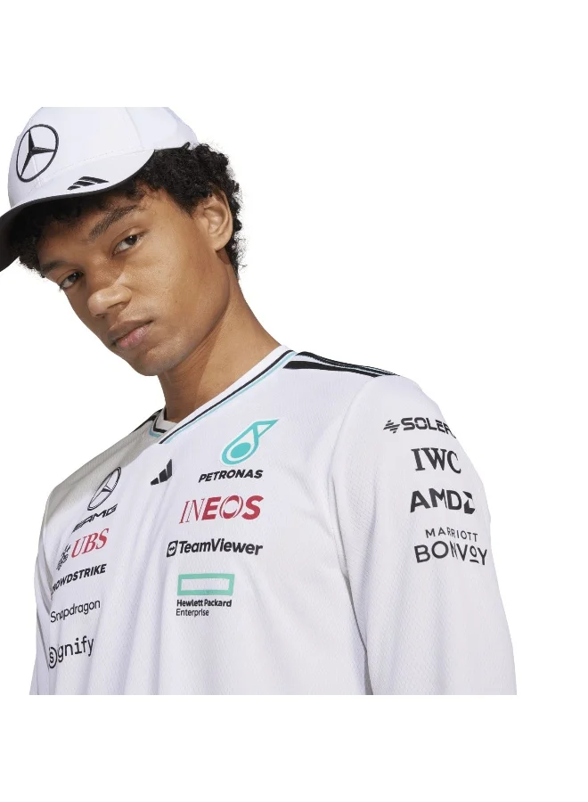 Adidas Mercedes - Amg Petronas Formula One Team Driver Jersey Authentic Long Sleeve