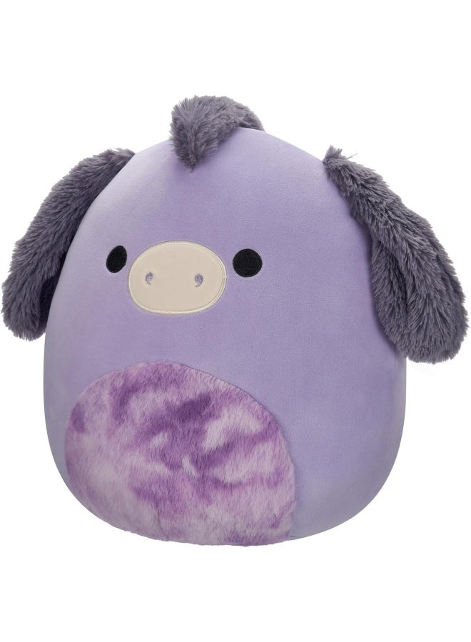 Squishmallows Squishmallows Deacon The Purple Donkey with Tie-Dye Belly Plush Toy (30.48 cm) - Image 2