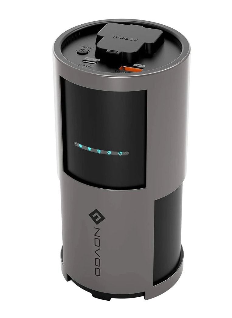 NOVOO - NOVOO Power Bank with AC Outlet 81W Portable Charger 22500mAh with USB C Port, USB 3.0 Quick Charge Port, UK Plug Port External Battery Power Bank for Laptops, Macbook, iPhone, Smartphones and More - Image 1