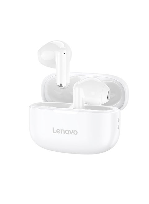 EA110 TWS bluetooth 5.4 Earphone Wireless Earbuds 24H battery life Noise Reduction Type-C White White