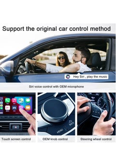 Generic Wireless CarPlay Adapter for iPhone Wireless Carplay Dongle Converts Factory Cars Wired Carplay to Wireless Carplay Bluetooth Adapter 5Ghz WiFi Auto-Connect Online Update Support iOS 13+  - Image 5