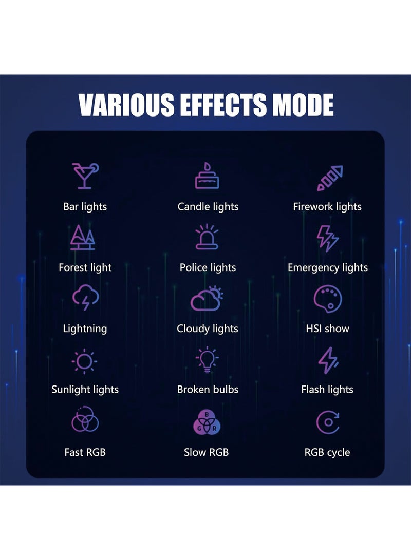 HaDoii Portable RGB Video Light Fill Light  Full Color Video Light Dimmable 180 Degree Front and Rear Adjustment Angle, Clip LED Light Panel for Photography,Video Conference,TikTok - Image 3