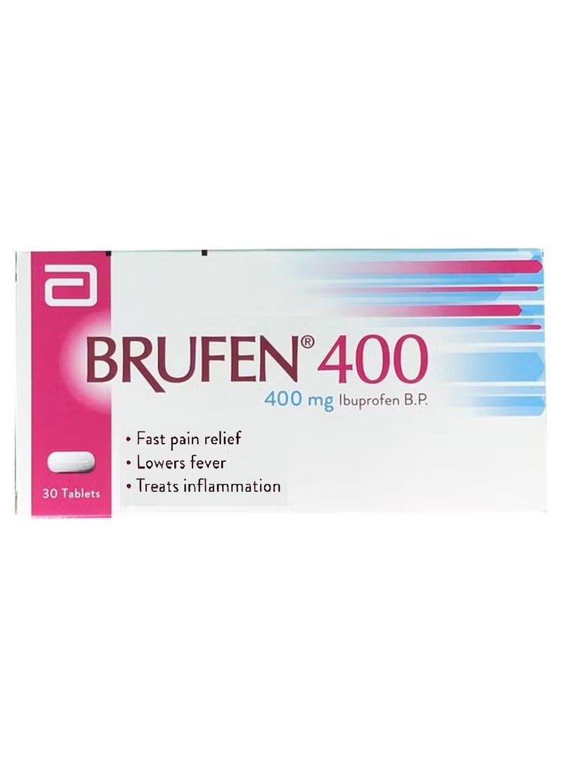 BRUFEN Fats Pain Relief 400 Mg - 30 Tablets