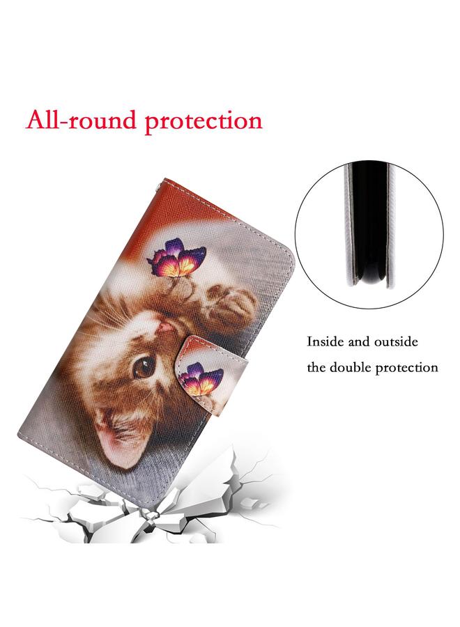 S-TOP Case For Samsung Galaxy A32 5G Painted Pattern Horizontal Flip Leather Case with Holder & Card Slot & Wallet - Image 5