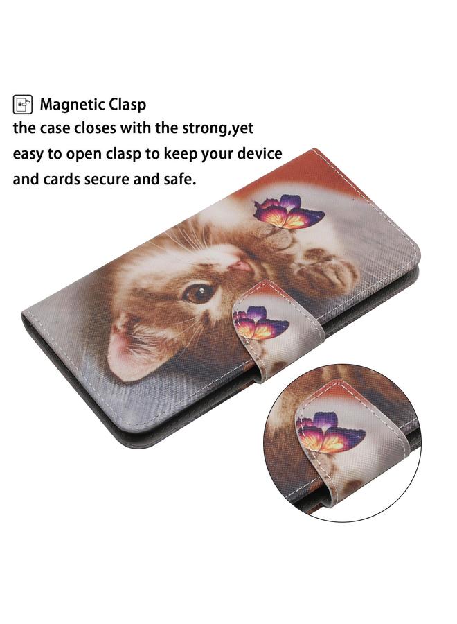 S-TOP Case For Samsung Galaxy A32 5G Painted Pattern Horizontal Flip Leather Case with Holder & Card Slot & Wallet - Image 4